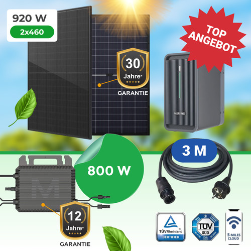 Balkon solaranlage 920w - balkon-solaranlage, mit
