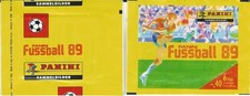 Panini Bundesliga 1989 - Tüte mit 6 Sammelbildern OVP - RAR