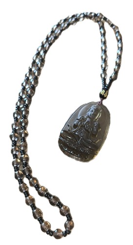 Glas kette budda - glas,