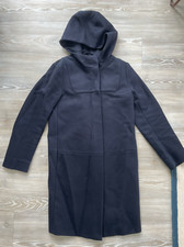 COS Wool Navy Long Jacket with