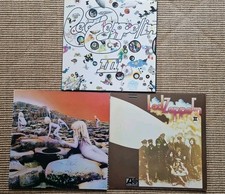 Led Zeppelin Sammlung 3 Vinyl LPs II / III / Houses Of The Holy 
