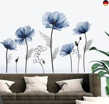  decalmile Wandtattoo Blumen