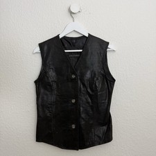 Hallhuber Lederweste Biker