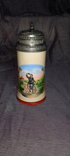 Antiker keramik bierkrug mit - keramik,