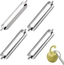 4 Stück Sparschäler Ersatzklinge,Ersatzklingen für tupper sparschäler,Turbo Schä