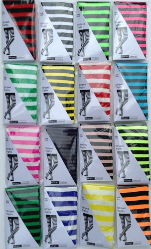 Damen gestreifte strumpfhose - damen,