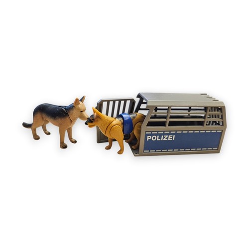 Playmobil polizei hundebox - polizei,