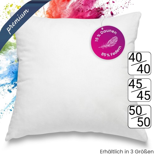 Premium feder daunenkissen - &,