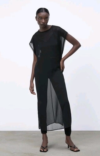 Zara kleid schwarz - kleid, boho
