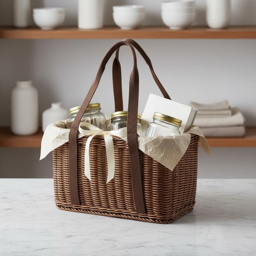 Picknickkorb aus rattan