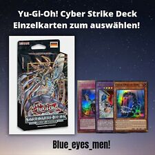 Yugioh! Cyber Strike Deck Einzelkarten zum auswählen! Neu! SDCS! 