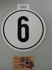 Geschwindigkeitschild 6 km/h