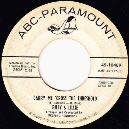 Billy lillie carry me - &,