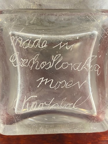 Vase jugendstil tiefschliff - jugendstil,