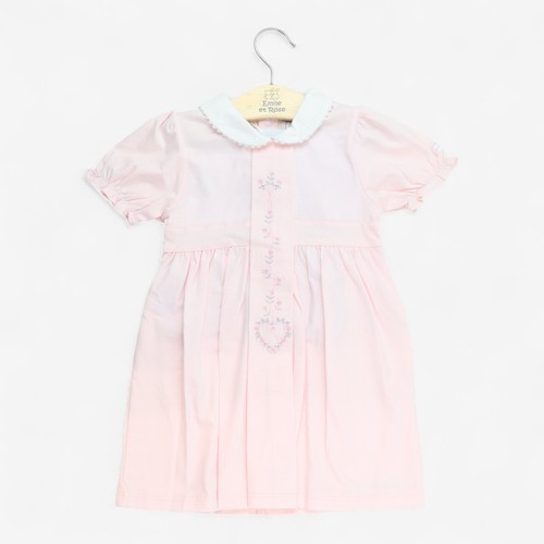 Emile rose baby kleid - baby, rosa