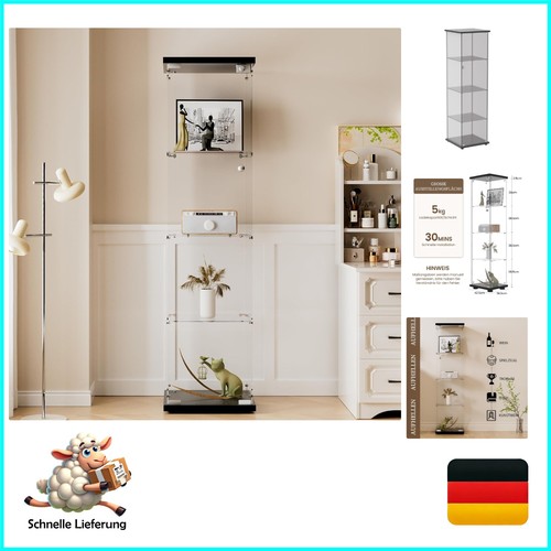 Eleganter vitrinenschrank mit - eleganter,