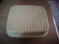 Tupperware Brotbehälter  Bäckermeister groß Gelb/ Weiß