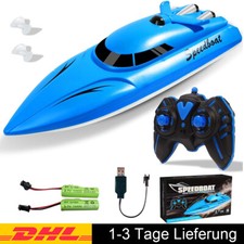 Kinder Ferngesteuertes RC Boot 2.4GHz Wasser-Fernbedienung Schnellboot Boot