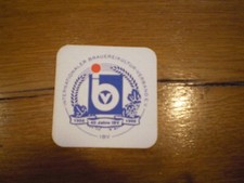 Bierdeckel  Bier  Brauerei Wieninger Teisendorf 40 Jahre IBV 1998