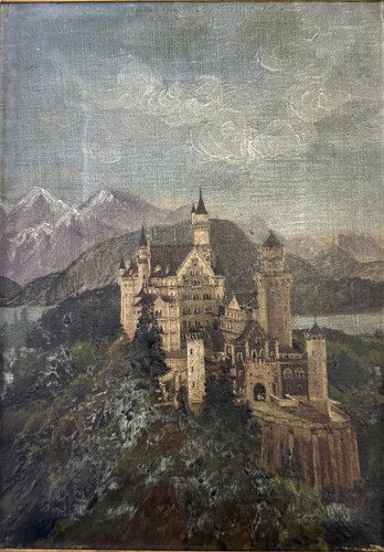 ölgemälde schloss - Ölgemälde,