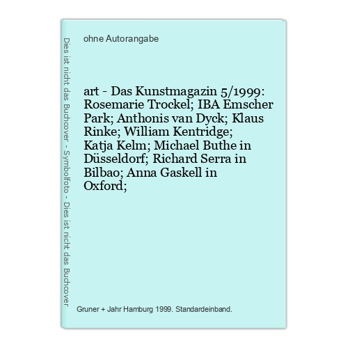 Art das kunstmagazin 5 1999 - art,