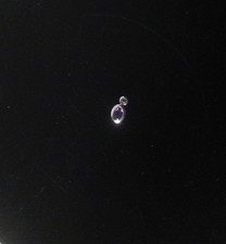 niedlicher 585er-Gold-Anhänger mit Amethyst für Ketten bis Ø 2 mm