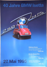 Poster Plakat - 40 Jahre BMW