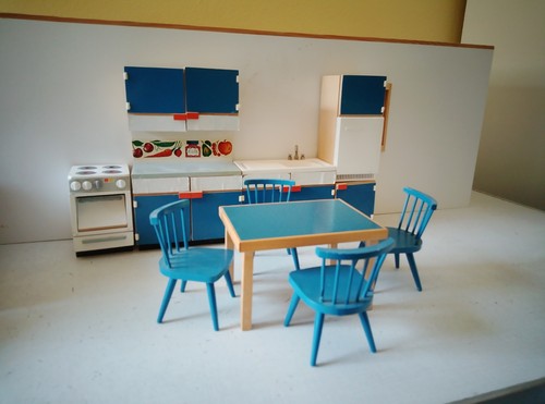 Puppenhaus 70er jahre küche - puppenhaus,