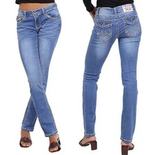Damen Jeans Hose Hüftjeans