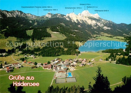 Haldensee fliegeraufnahme - haldensee,
