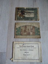 3 Hefte - D´r Toler Hans Tonl, Anton Günther Noten zu Gitarre und Zither