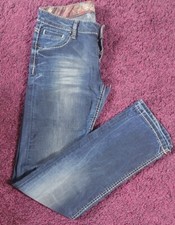 SOCCX Damenjeans dunkelblau