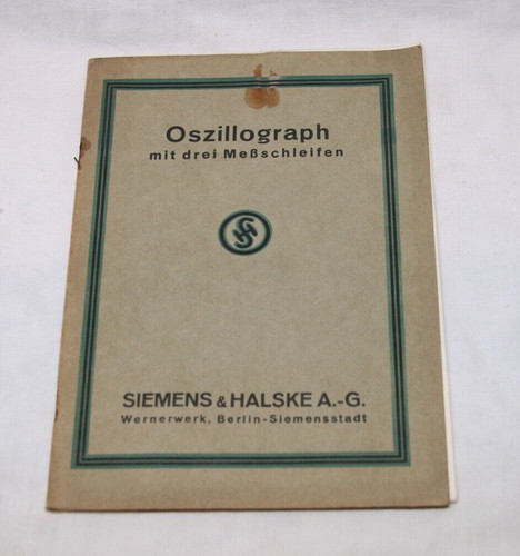 Siemens halske - &,