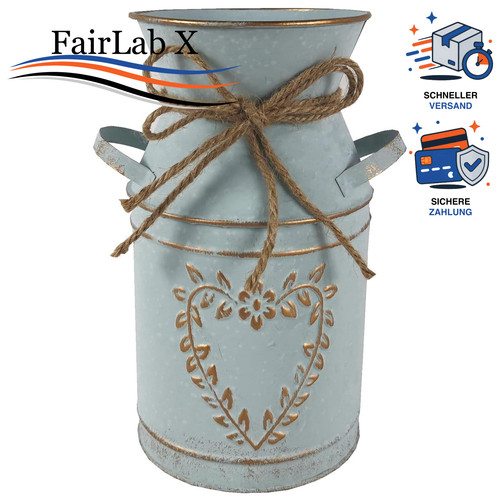 Blumenvase herz eisen - blumenvase,