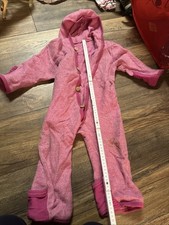 Wollwalk Anzug Overall Rosa
