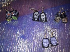 Ohrhänger Halloween Totenkopf