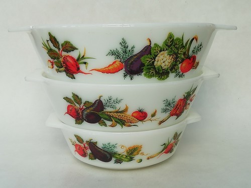 Vintage pyrex markt garten - pyrex,