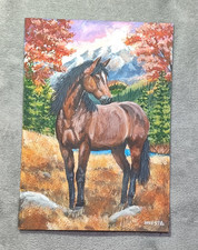 Handgemaltes Pferde