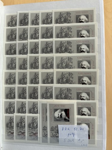 Ddr block postfrisch - ddr,