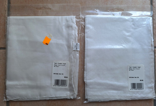 Seidentuch 90x90 cm - 2x,