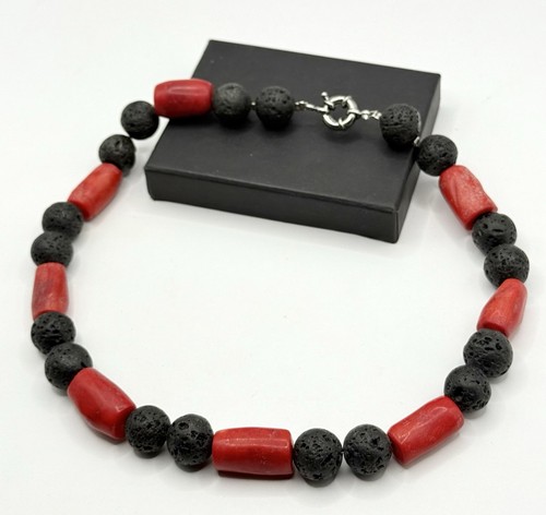 Elegante halskette mit roter - elegante,