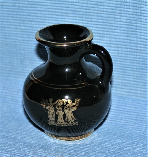 Griechische vase schwarz mit - griechische,