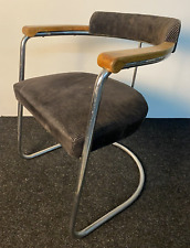 Desta Freischwinger Stuhl Luckhardt  Stahlrohr Bauhaus Lorenz Thonet Sammlung