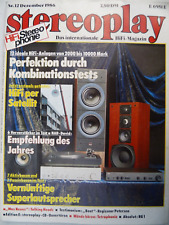 STEREOPLAY 12/86, B&M SIGMA,ELAC EL 135 AKTIV,MERIDIAM M 20,MB 560 A neu,THORENS