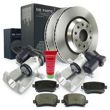 Bremssättel Bremsscheiben Bremsbeläge hinten für VW CC Passat 362 3C2 365 3C5