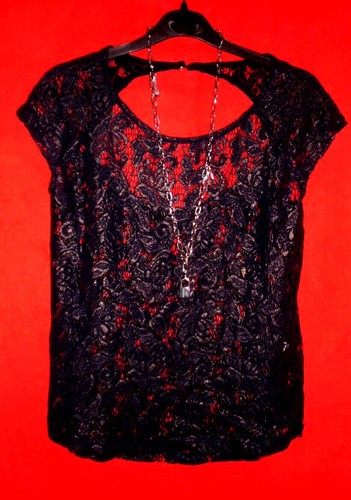 Zara shirt top - zara, hÄkel-spitze