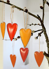 6er SET Herz Herzen Anhänger