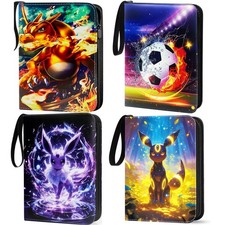 XXXL Sammelalbum für 400 Pokemon Karten 4Pocket Sammelmappe Ordner Heft 50Seiten