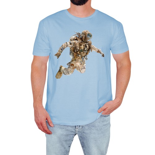 Astronaut herren shirt - astronaut,