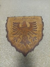 Lederbild handgeschnitzt